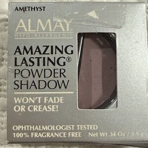 Almay Amazing Lasting Powder Shadow Amethyst‎  No Crease Fade Discontinued NOS